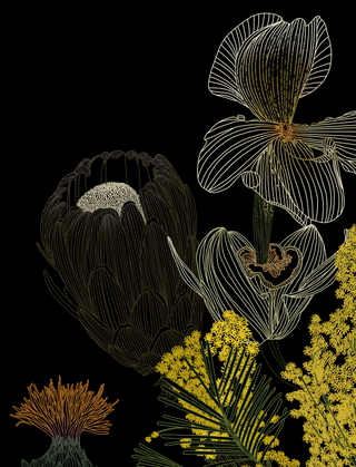 Flower Figure - 60cm x 80cm Flower Figure - 60cm x 80cm