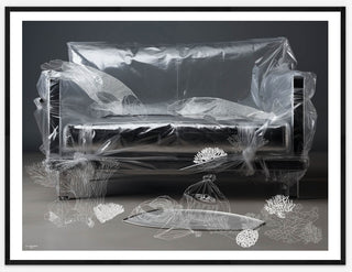 Wrapped in plastic - 80cm x 60cm Wrapped in plastic - 80cm x 60cm
